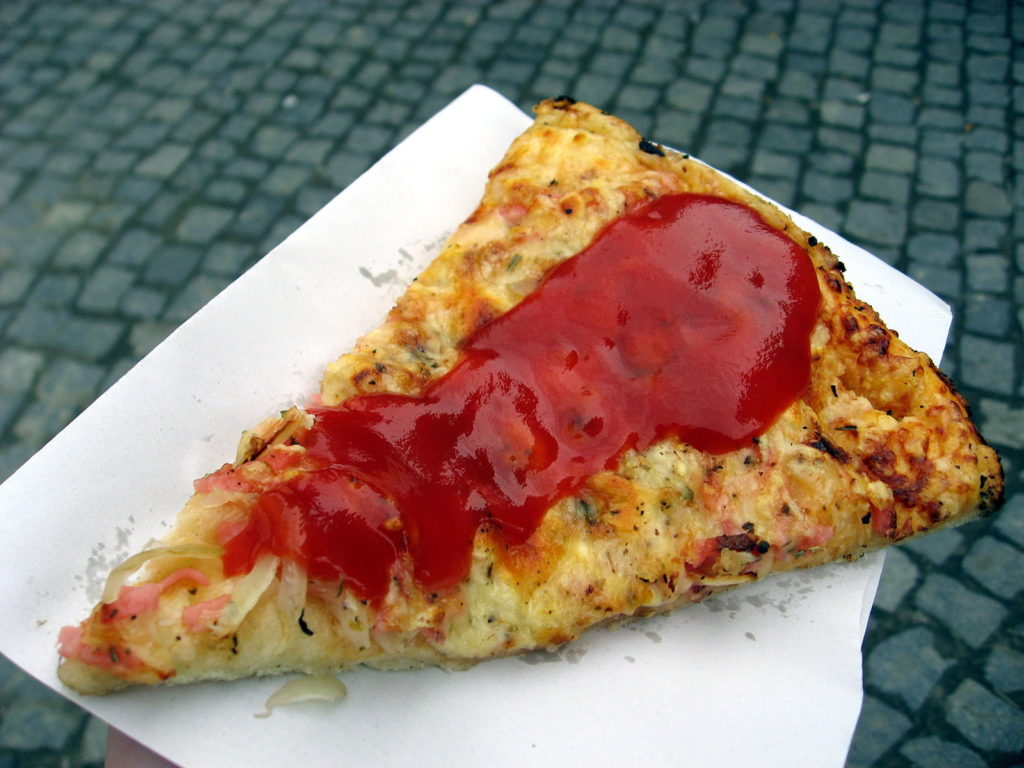 Pizza ketchup Brésil