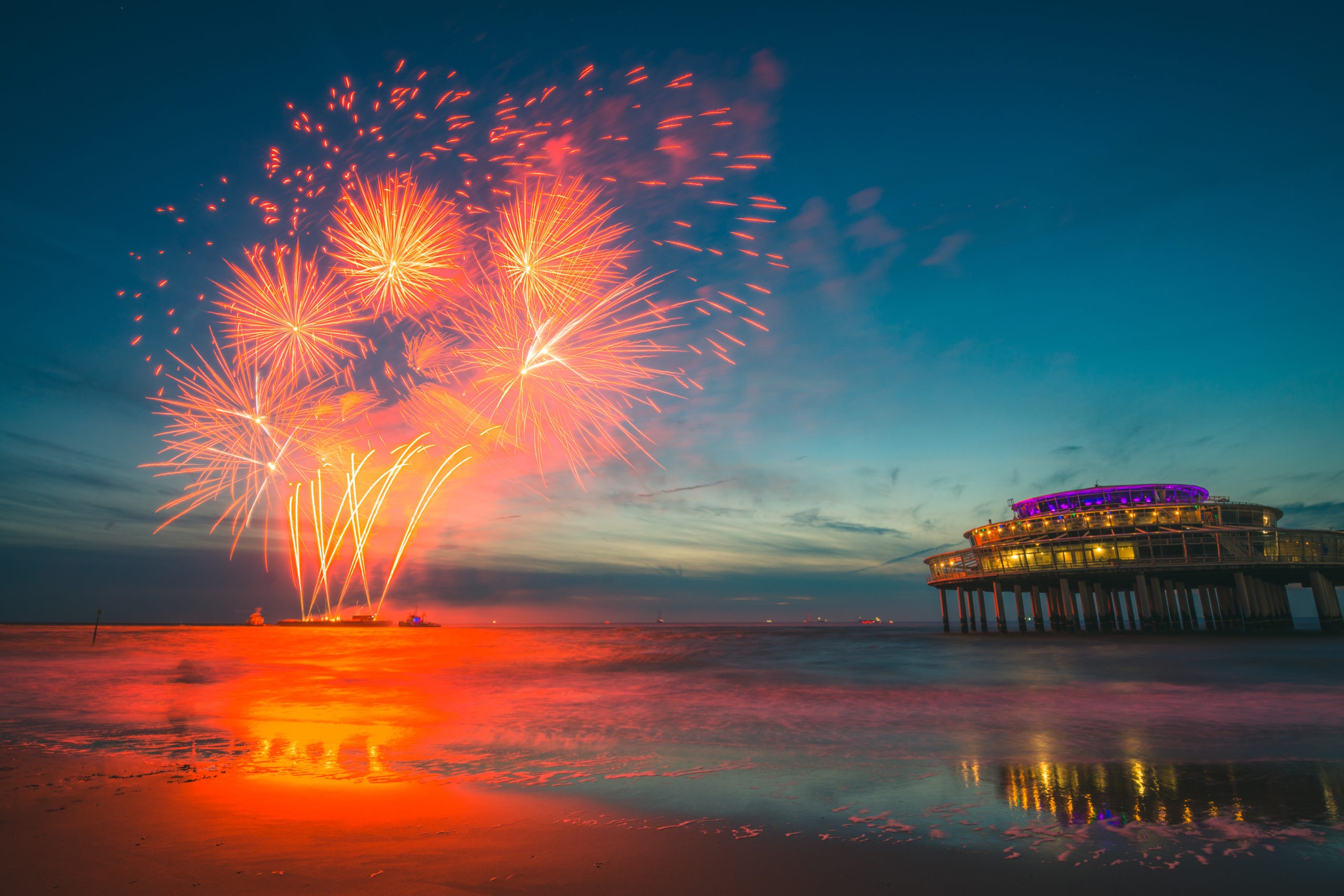 Nouvel an: pétards et feux d'artifice interdits à la plage