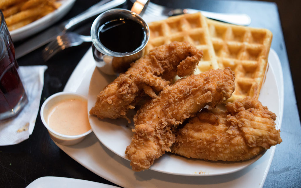 Waffle and Chicken