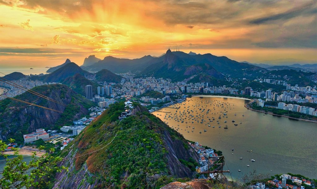 Rio de Janeiro coucher de soleil