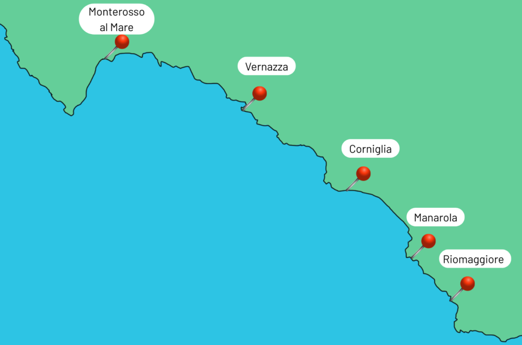 Carte Cinque Terre