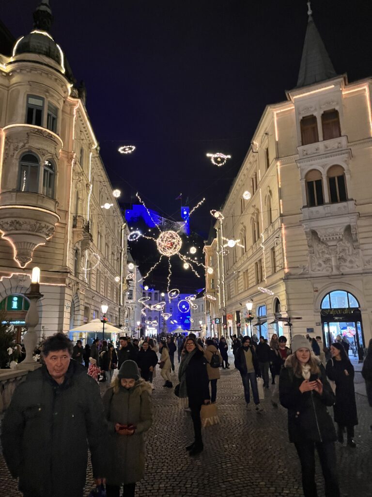 Illuminations de Noël en Slovénie