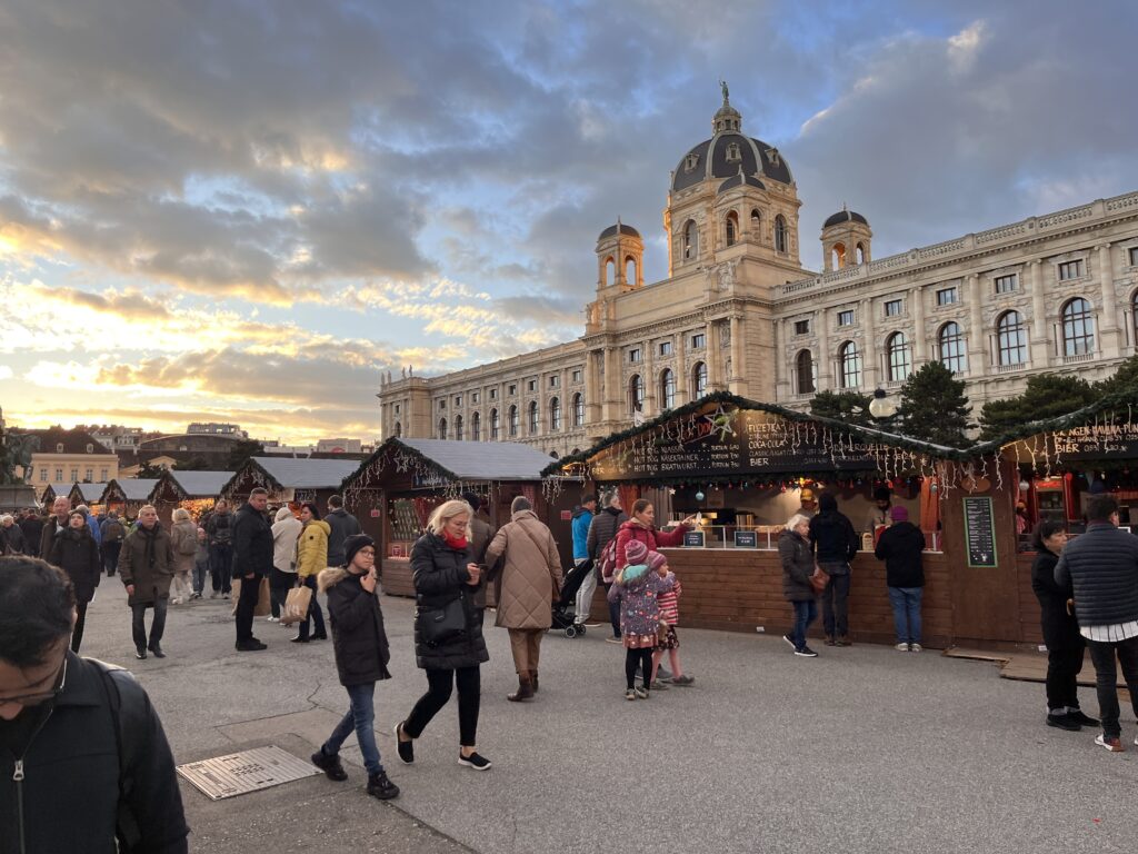 Marchés de Noël de Vienne en hiver