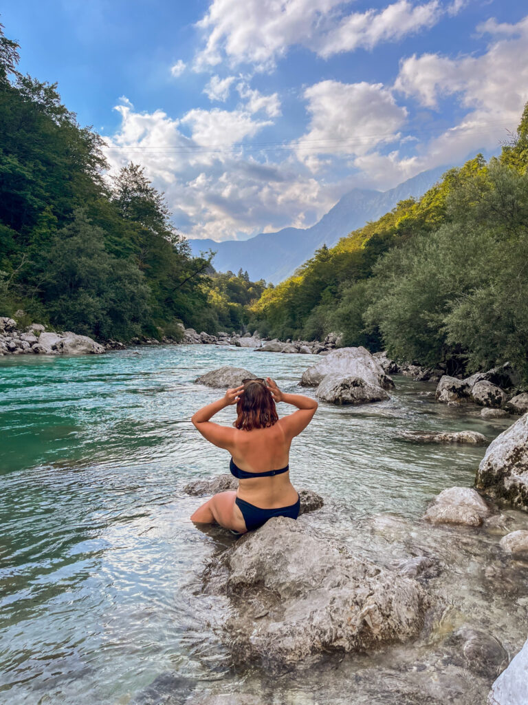 Se baigner dans la Soča