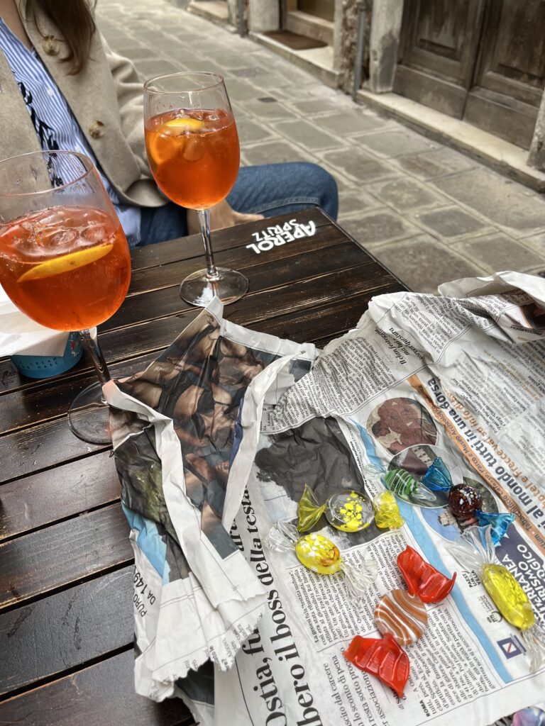 Souvenirs de Venise : des bonbons en verre de Murano