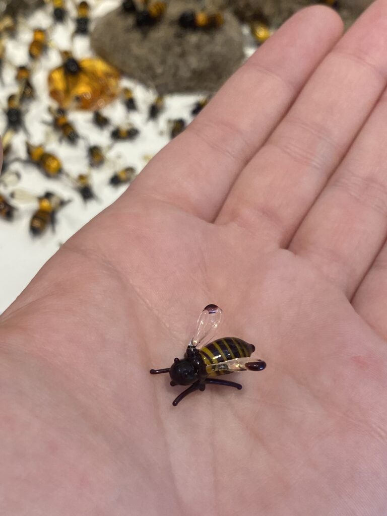 Petit insecte en verre de Murano