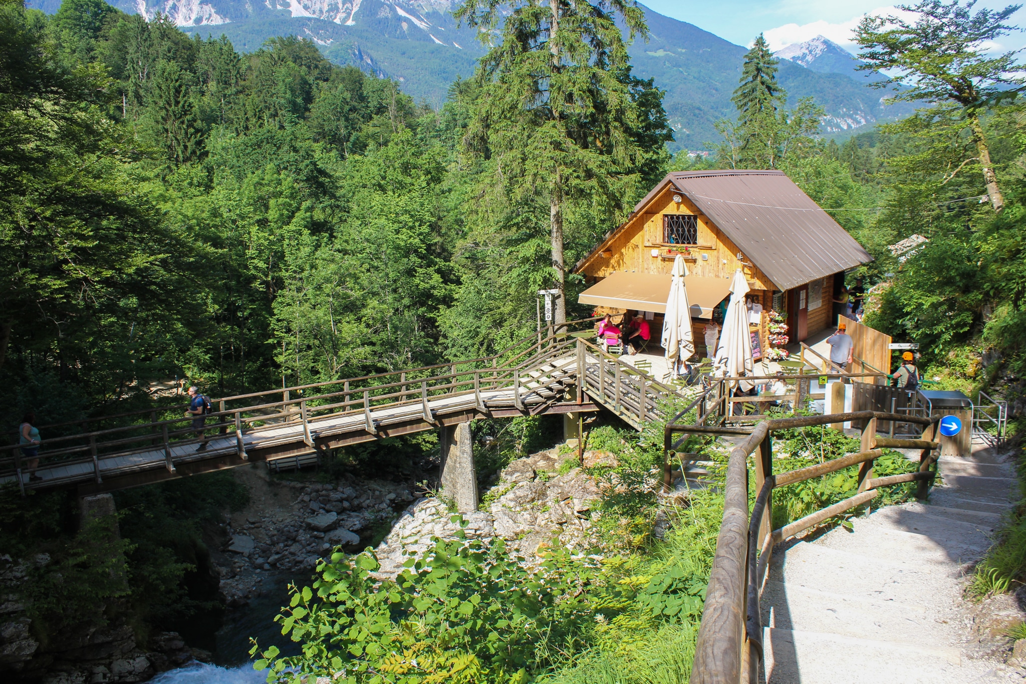 Cabane gorges de Vintgar