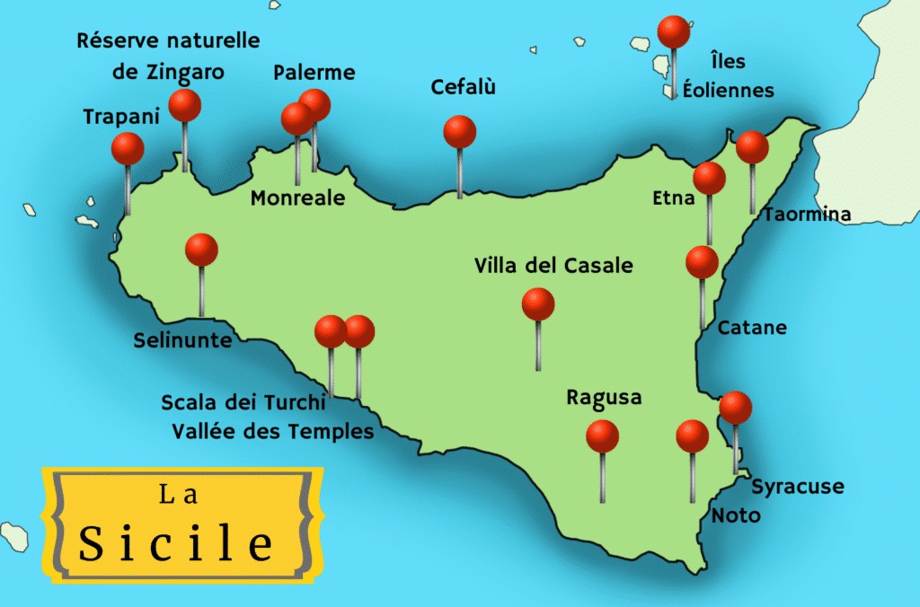 Carte sicile